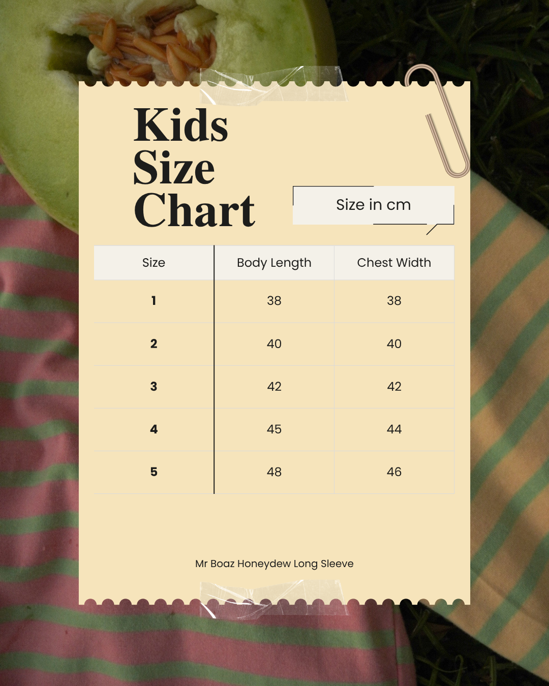 Kids Honeydew Long Sleeve
