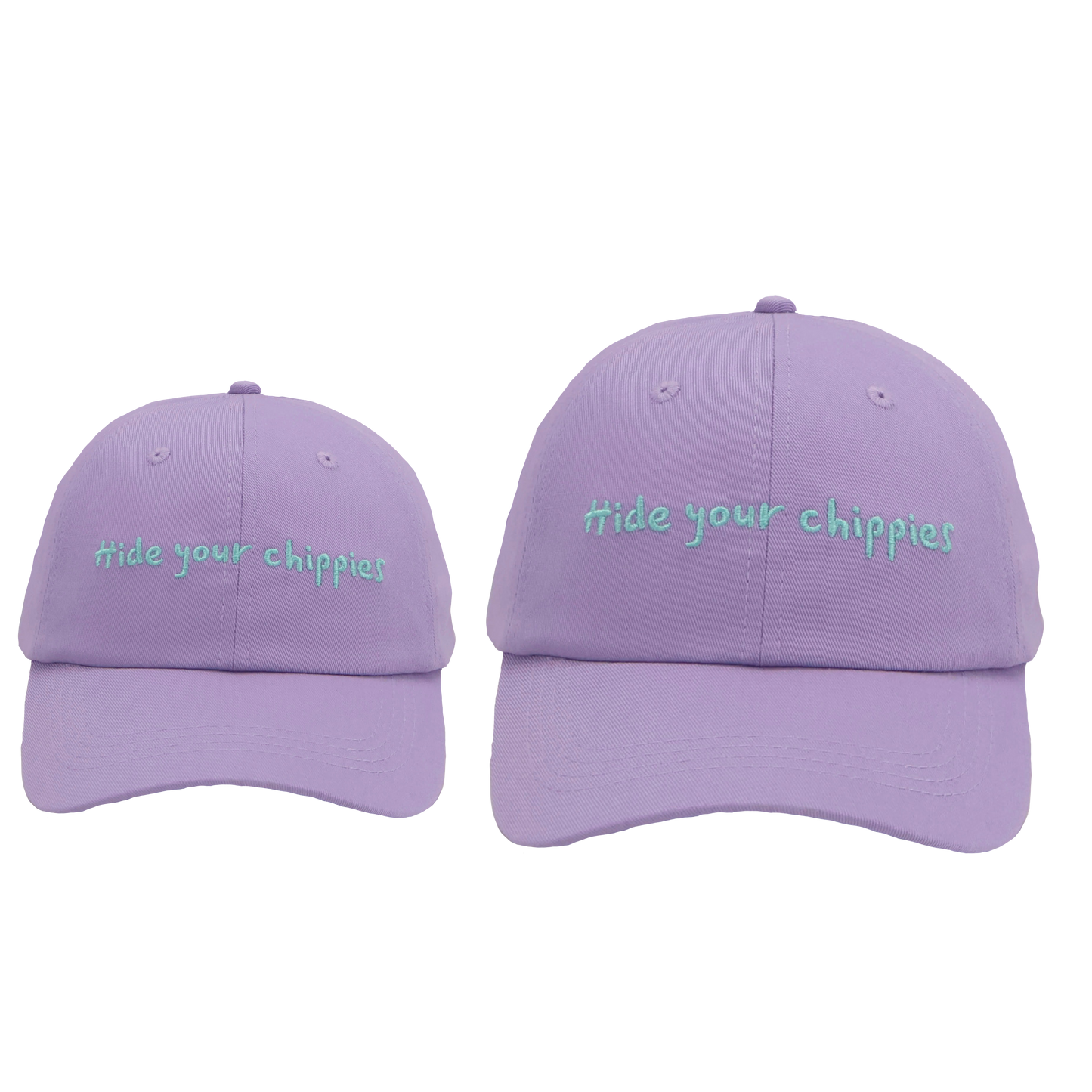Hide your chippies cap (1x adults + 1x kids)