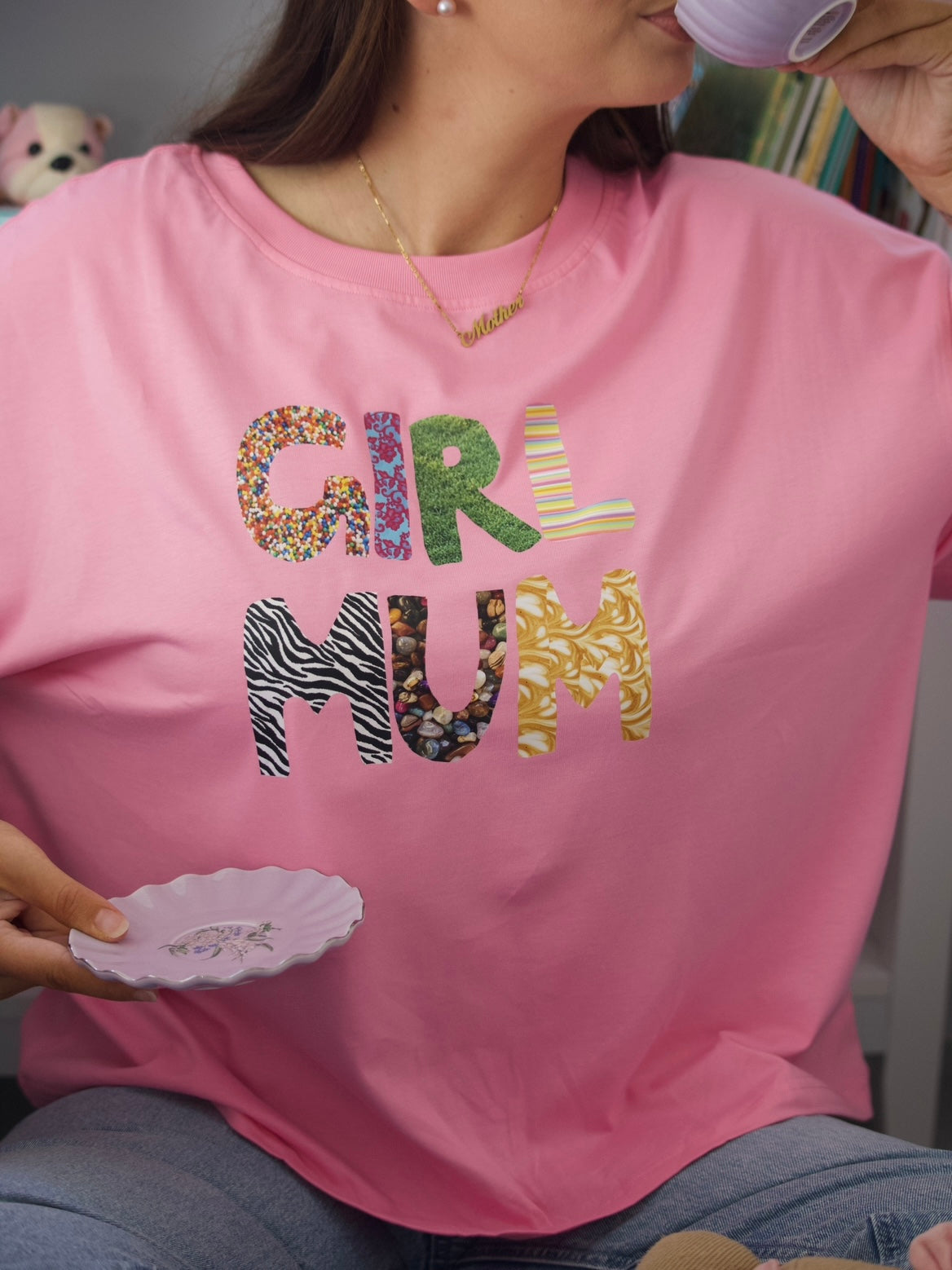 Girl Mum Oversized Tee