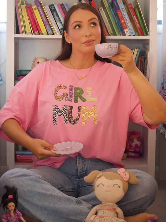 Girl Mum Oversized Tee