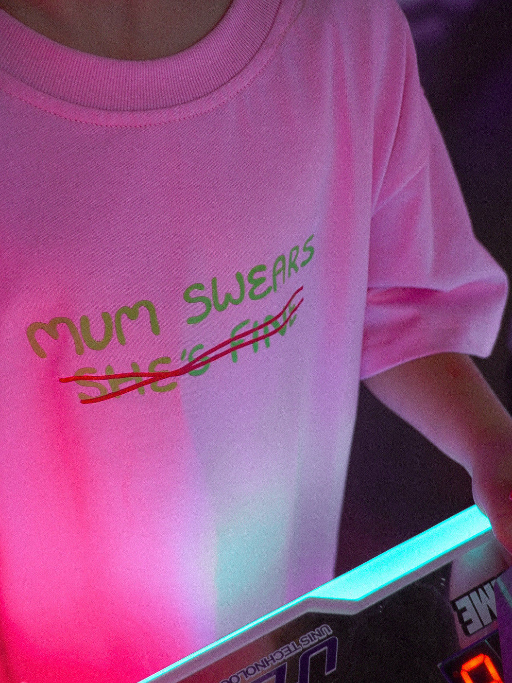 Mum swears she’s fine