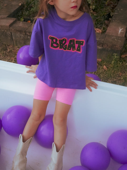 Brat Kids Oversized Tee