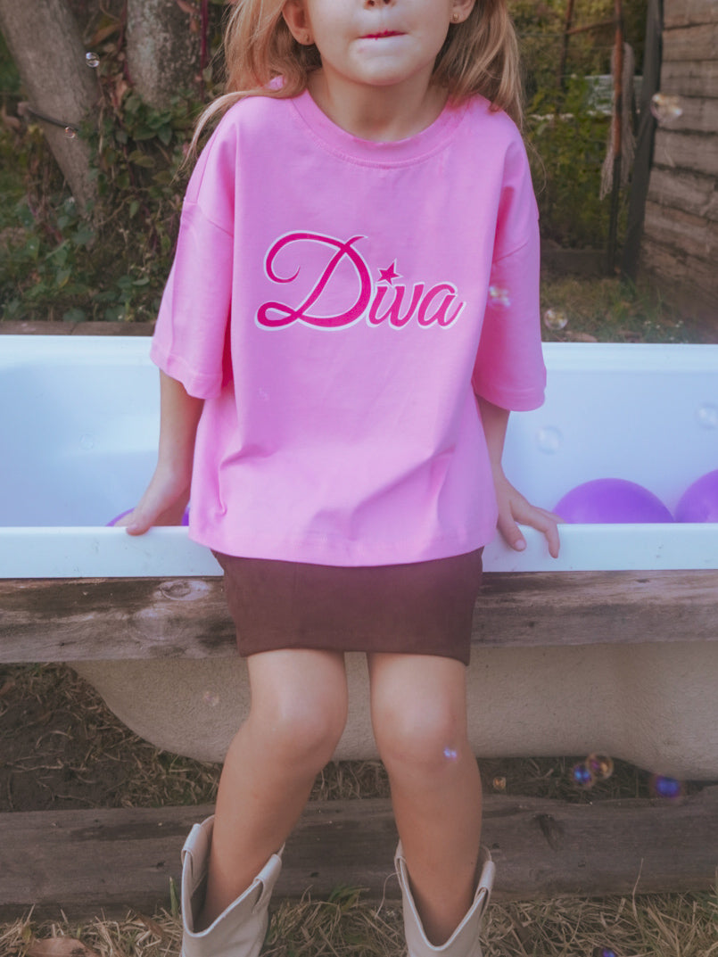 Diva Kids Oversized Tee