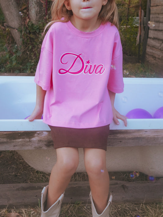 Diva Kids Oversized Tee