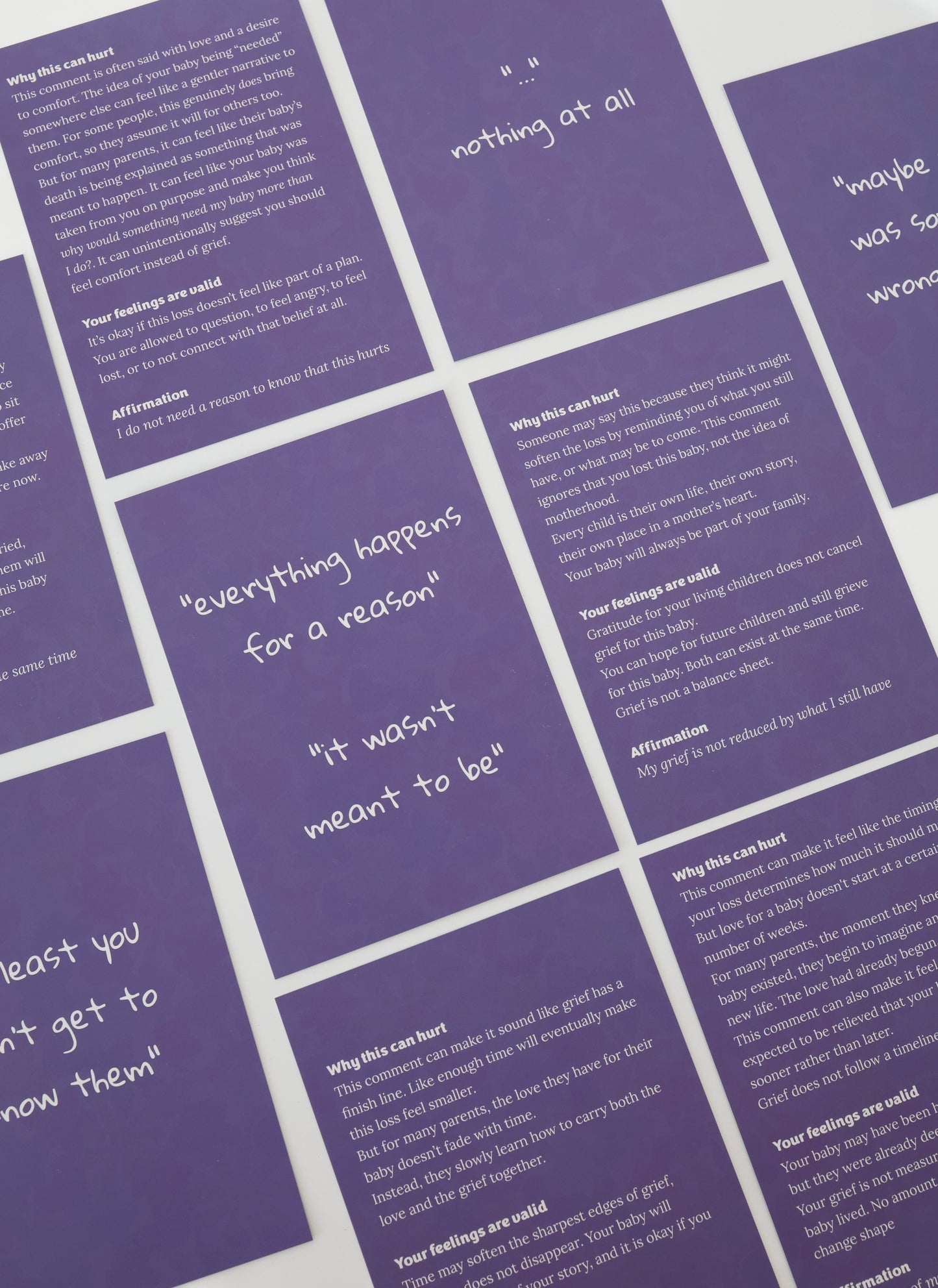 Pregnancy Loss Care Cards