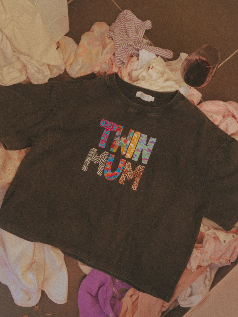 Twin Mum Oversized Tee