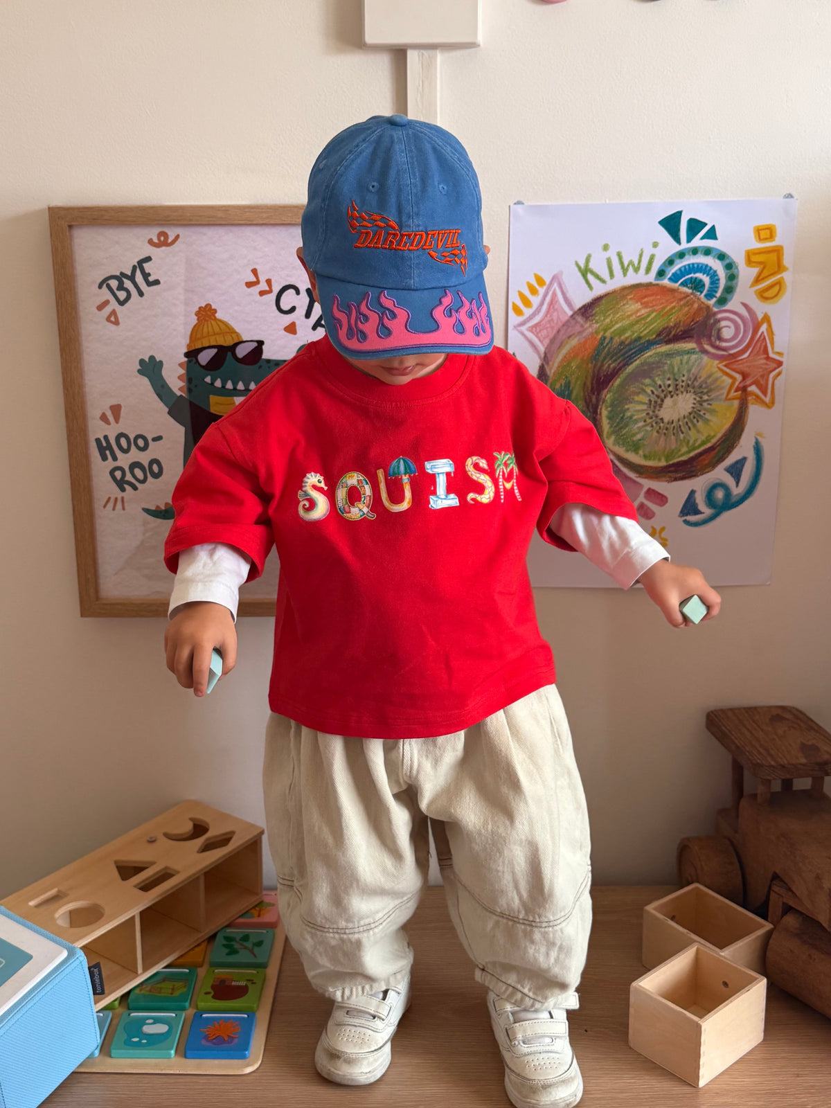 Squish Oversized Kids Tee