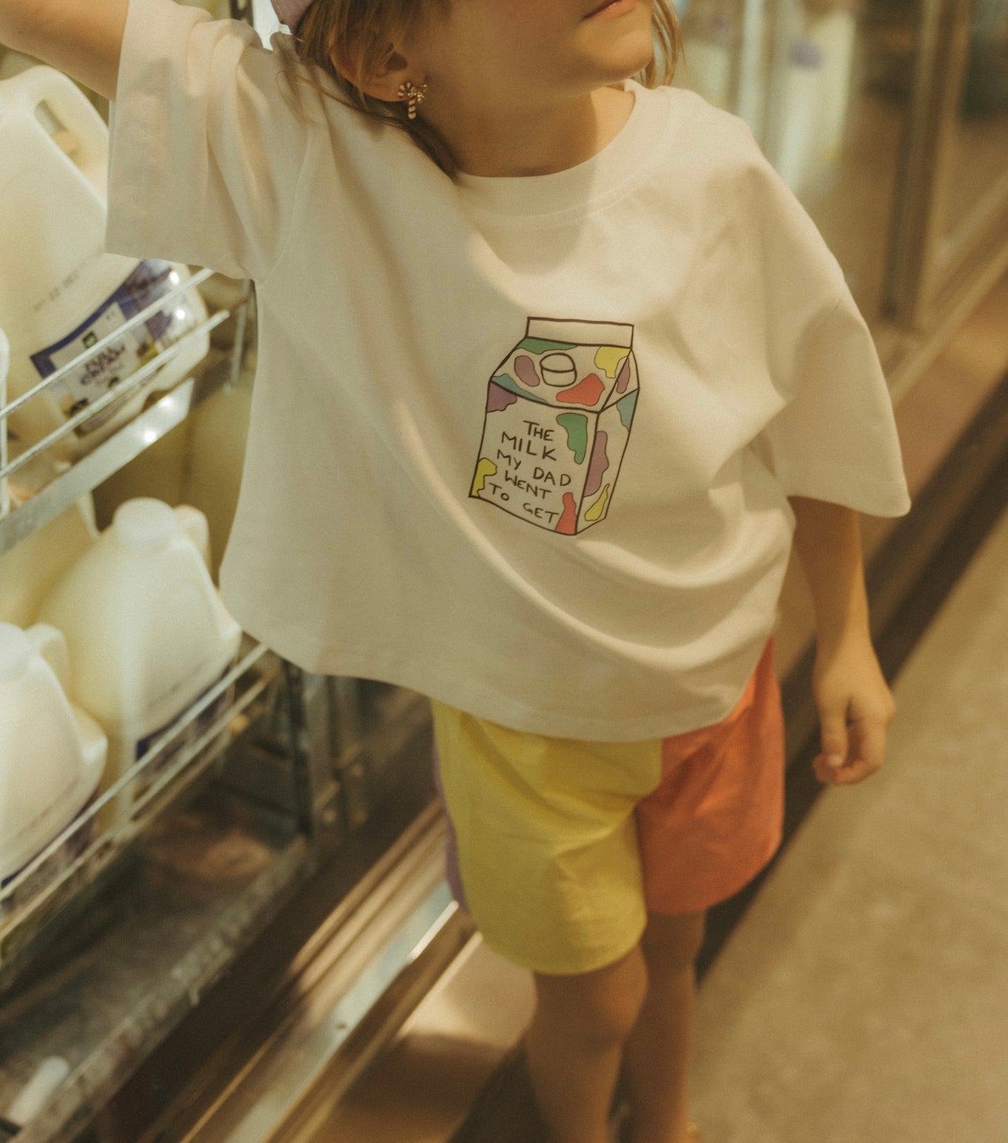 Dad went to get milk