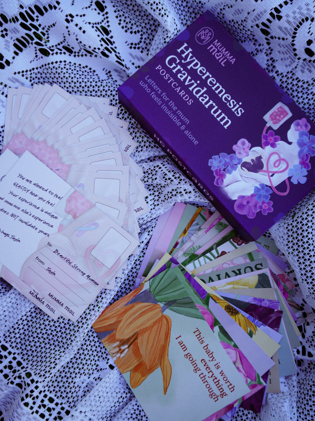 Hyperemesis Gravidarum Postcards