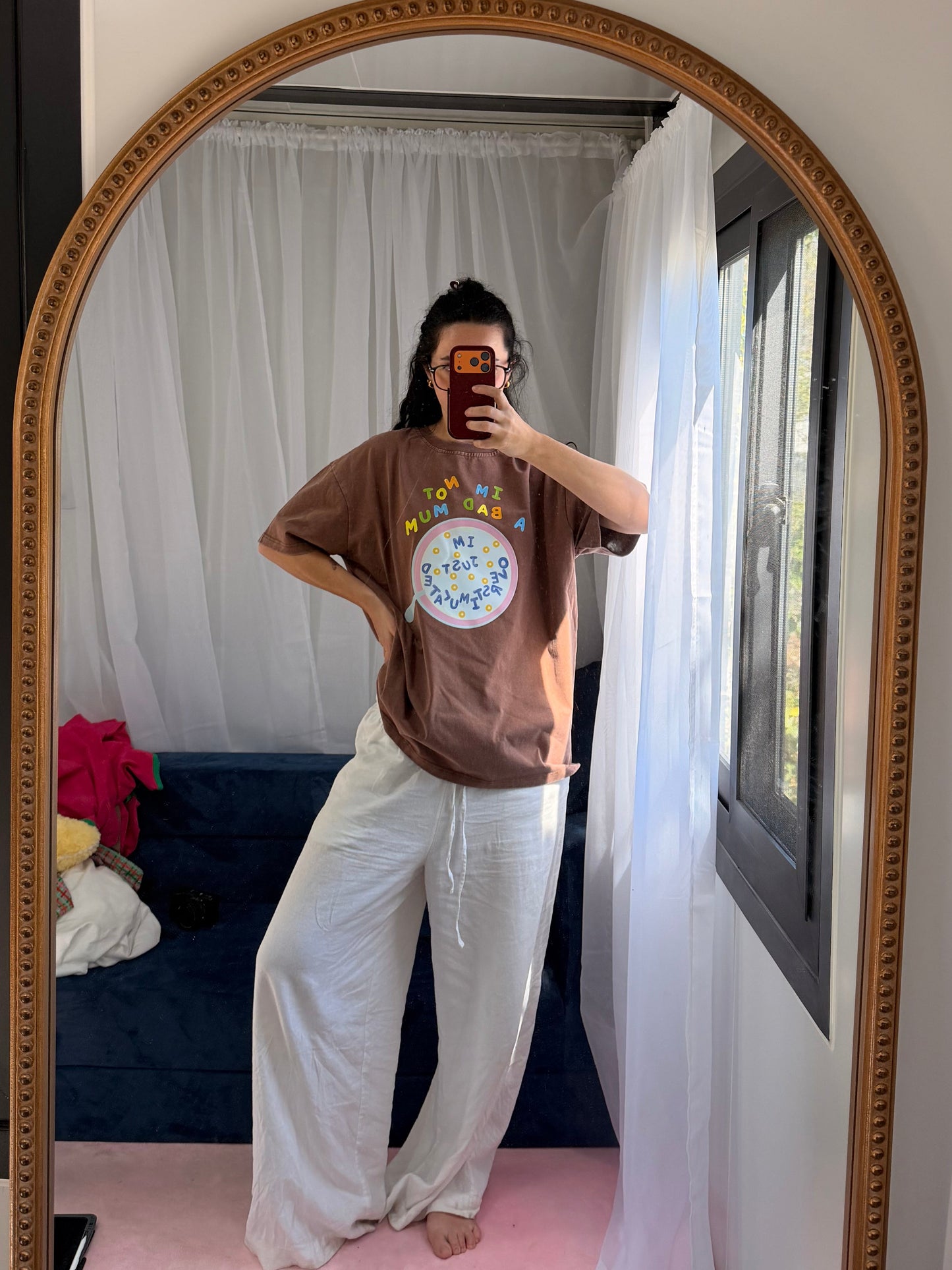Overstimulated Mum Tee (x-long)