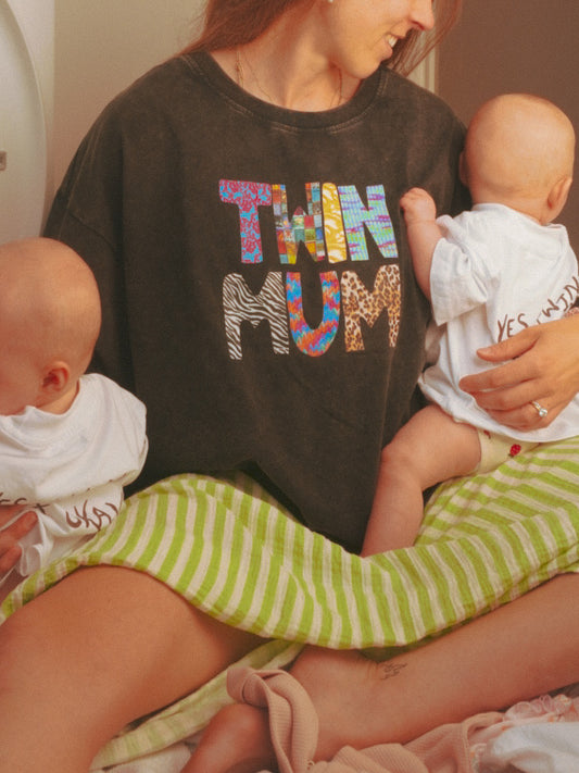 Twin Mum Oversized Tee